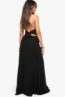 Jupe maxi en chiffon à ourlet déstructuré