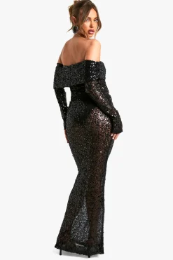 Jupe Maxi en Dentelle à Sequins
