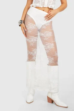 Jupe Maxi en Dentelle Tissée