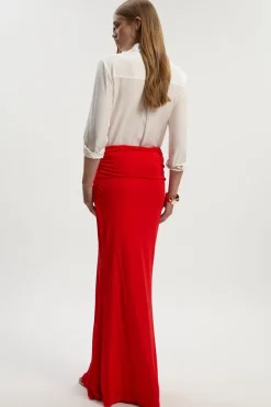 Jupe Maxi en Jersey Crêpe Stretch Premium