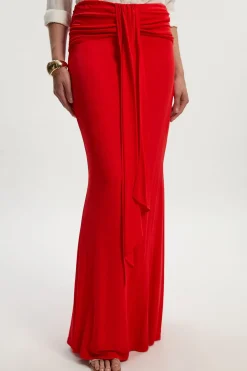 Jupe Maxi en Jersey Crêpe Stretch Premium