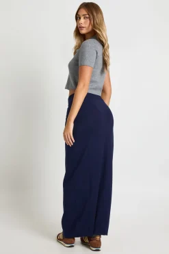 Jupe maxi en maille côtelée