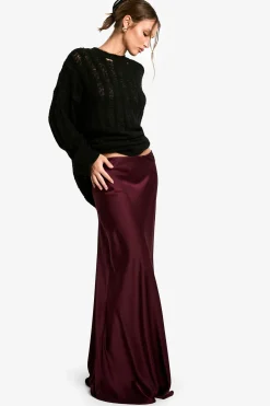 Jupe Maxi en Satin Slip