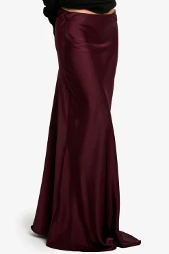 Jupe Maxi en Satin Slip