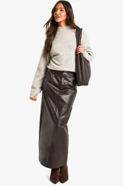 boohoo Jupe maxi en synthétique<Femme Jupes|Jupes