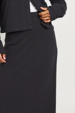 Jupe maxi en tricot côtelé Petite