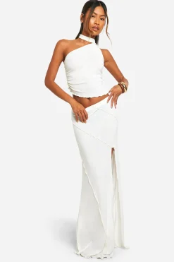 boohoo Jupe Maxi fendue<Femme Jupes|Jupes