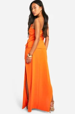 boohoo Jupe Maxi à Fente Latérale<Femme Jupes|Jupes