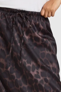 boohoo Jupe Maxi Grande Taille en Dentelle Imprimé Léopard Tissé<Femme Jupes|Imprimé Léopard