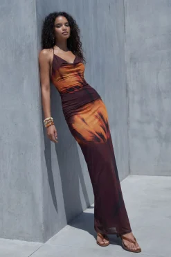 boohoo Jupe Maxi Longue À Motif Floral<Femme Jupes|Jupes