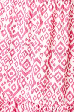 Jupe Maxi Étagée Imprimée en Jersey Petite Taille