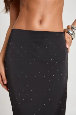 Jupe maxi taille basse Hotfix