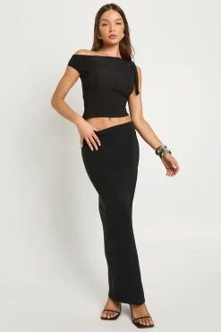 boohoo Jupe maxi à taille basse Soft Touch<Femme Jupes|Jupes