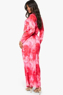 boohoo Jupe Maxi Tissée à Imprimé Floral<Femme Jupes|Jupes