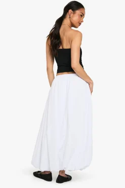 boohoo Jupe Maxi Tissée à Ourlet Bubble<Femme Jupes|Jupes