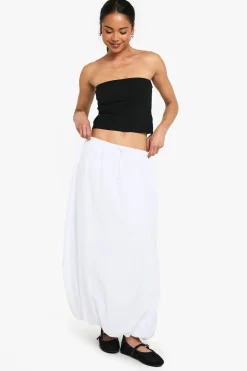 boohoo Jupe Maxi Tissée à Ourlet Bubble<Femme Jupes|Jupes