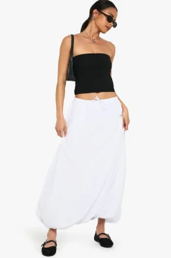 boohoo Jupe Maxi Tissée à Ourlet Bubble<Femme Jupes|Jupes