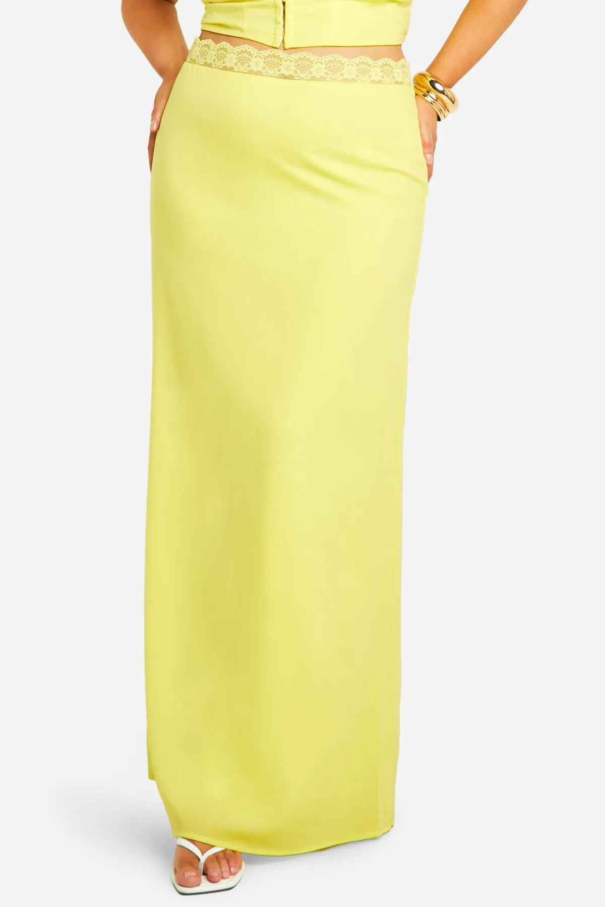 boohoo Jupe Maxi Tissée Plus<Femme Jupes|Jupes