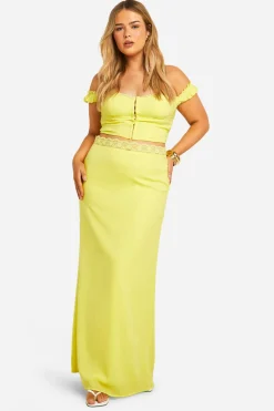 boohoo Jupe Maxi Tissée Plus<Femme Jupes|Jupes