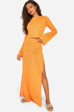 boohoo Jupe Maxi Tricotée<Femme Jupes|Jupes