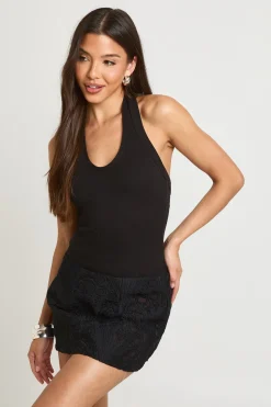 Jupe Micro Mini En Dentelle Transparente
