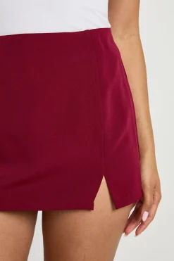boohoo Jupe micro-mini fendue à l'avant<Femme Jupes|Jupes