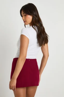 boohoo Jupe micro-mini fendue à l'avant<Femme Jupes|Jupes