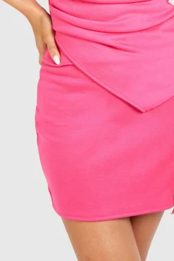 Jupe micro mini texturée