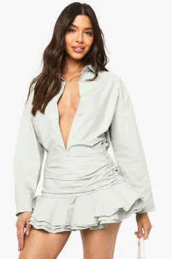boohoo Jupe micro mini à volants<Femme Jupes|Jupes