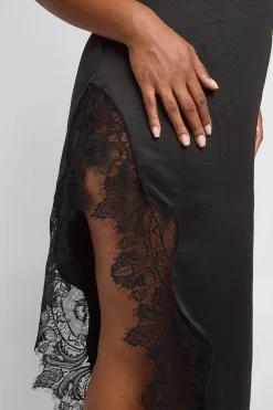 boohoo Jupe Midaxi À Bord Festonné Pêche Grande Taille<Femme Jupes|Jupes