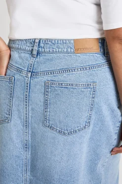 Jupe Midaxi en denim Plus