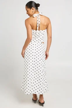 boohoo Jupe Midaxi À Pois<Femme Jupes|Jupes