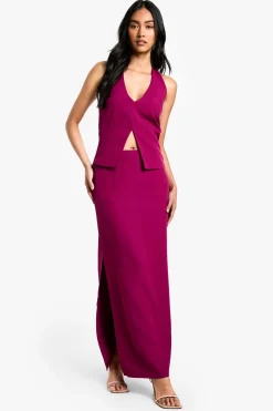 Jupe midaxi tissée sur mesure