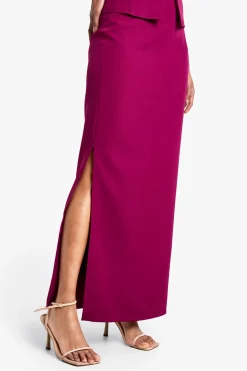 Jupe midaxi tissée sur mesure
