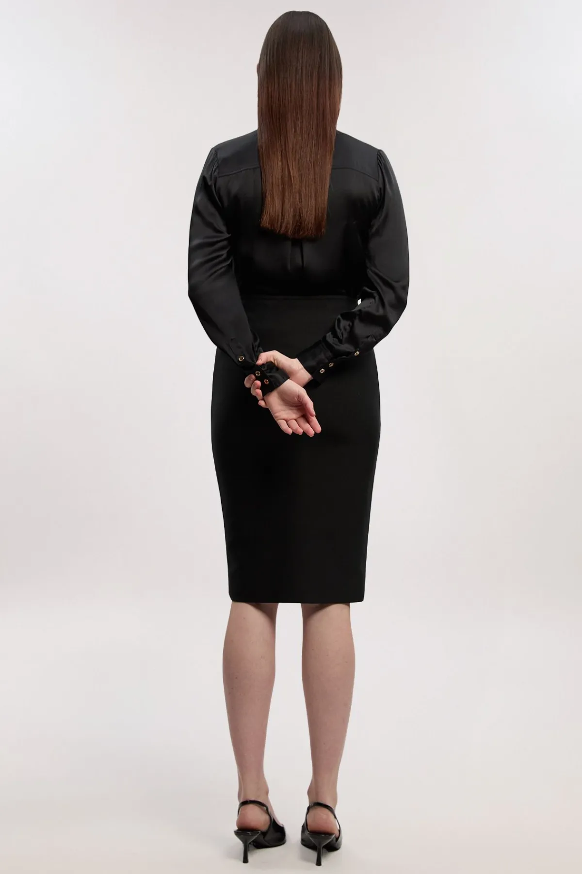 KarenMillen Jupe Midi Bandage Militaire à Finitions SYNTHÉTIQUE<Femme Jupes|Jupes