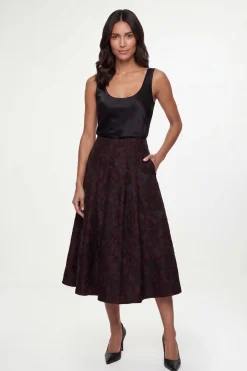Jupe Midi En Jacquard