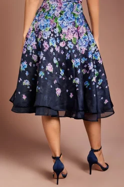 Coast Jupe Midi En Organza À Motif Floral<Femme Jupes|Jupes