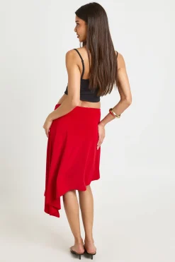 boohoo Jupe Midi Imprimée Avec Garniture<Femme Jupes|Jupes