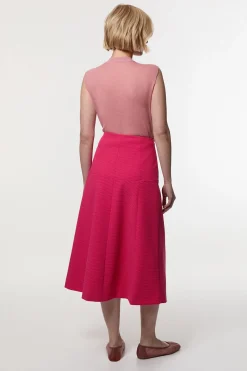 KarenMillen Jupe midi longue texturée sur mesure<Femme Tailleurs|Jupes
