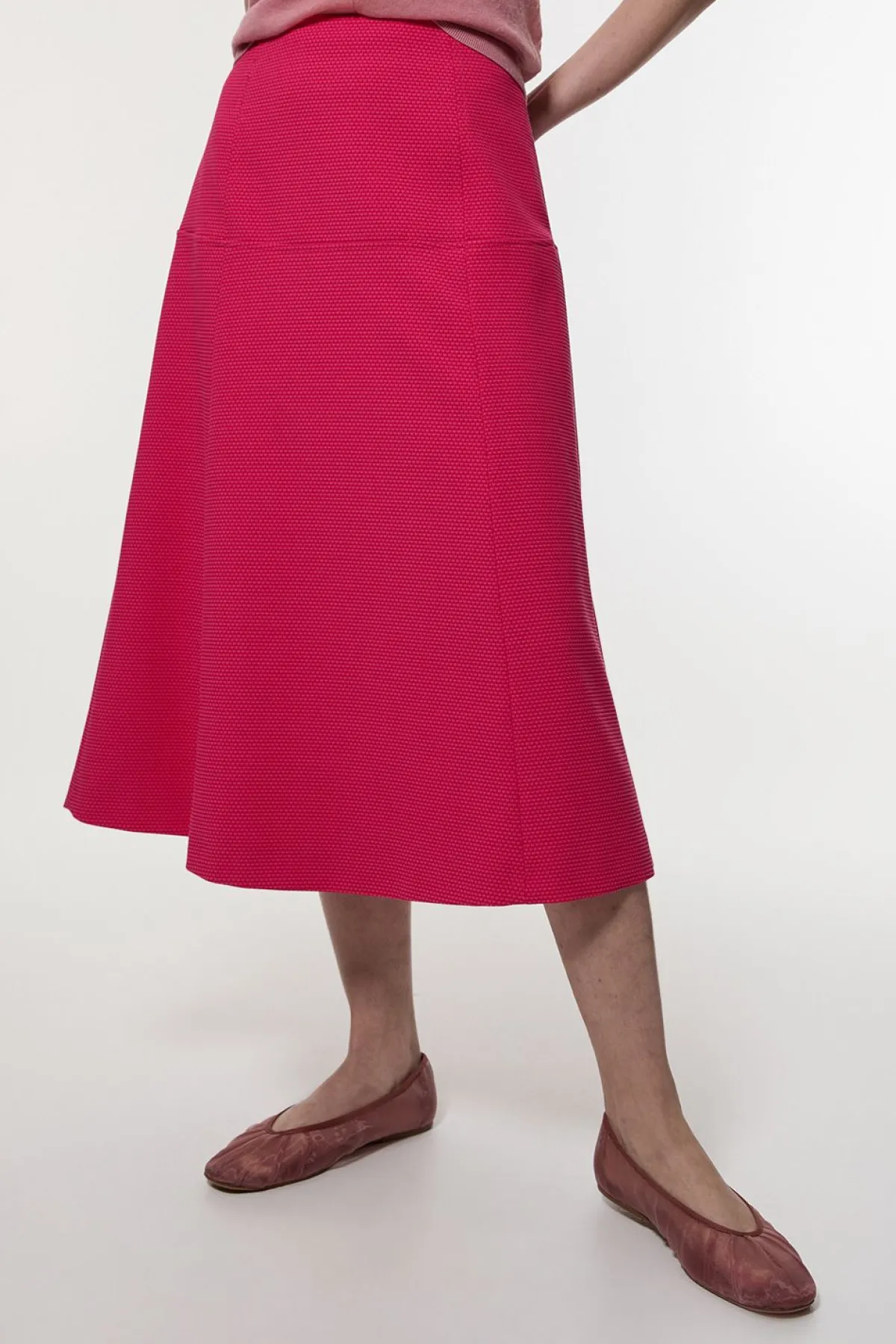 KarenMillen Jupe midi longue texturée sur mesure<Femme Tailleurs|Jupes