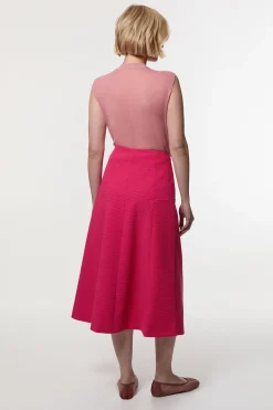 KarenMillen Jupe midi longue texturée sur mesure<Femme Tailleurs|Jupes