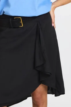 boohoo Jupe Midi Longueur Asymétrique En Mousseline Gaufrée<Femme Jupes|Jupes