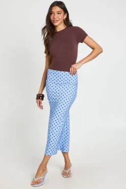 Jupe Midi À Pois