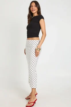 Jupe Midi À Pois