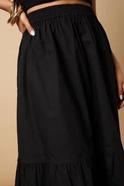 Jupe Midi Popeline Petite