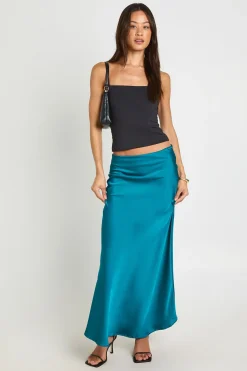 boohoo Jupe Mi-longue Tall En Satin Style Nuisette<Femme Jupes|Jupes