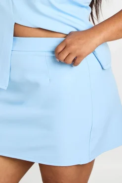 boohoo Jupe Mini Ajustée Grande Taille<Femme Jupes|Jupes