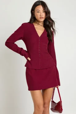 boohoo Jupe mini ajustée pour grandes tailles<Femme Tailleurs|Jupes