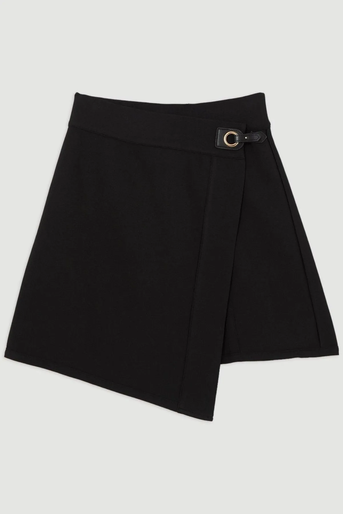KarenMillen Jupe Mini Asymétrique Bandage Sculptante<Femme Jupes|Jupes