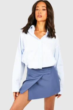 Jupe mini asymétrique sur mesure